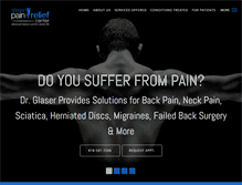 Tablet Screenshot of glaserpainrelief.com